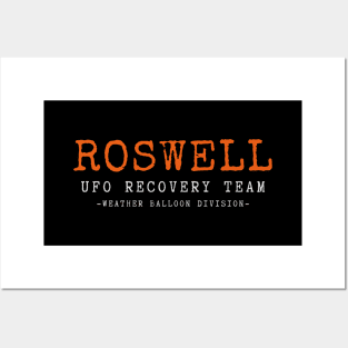 Roswell UFO Recovery Team Posters and Art